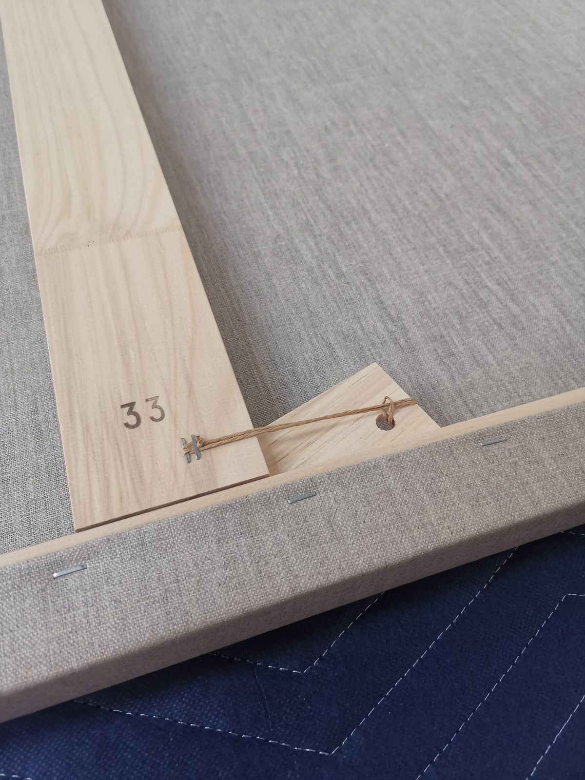 Clear Primed Linen (Glue-Sized)